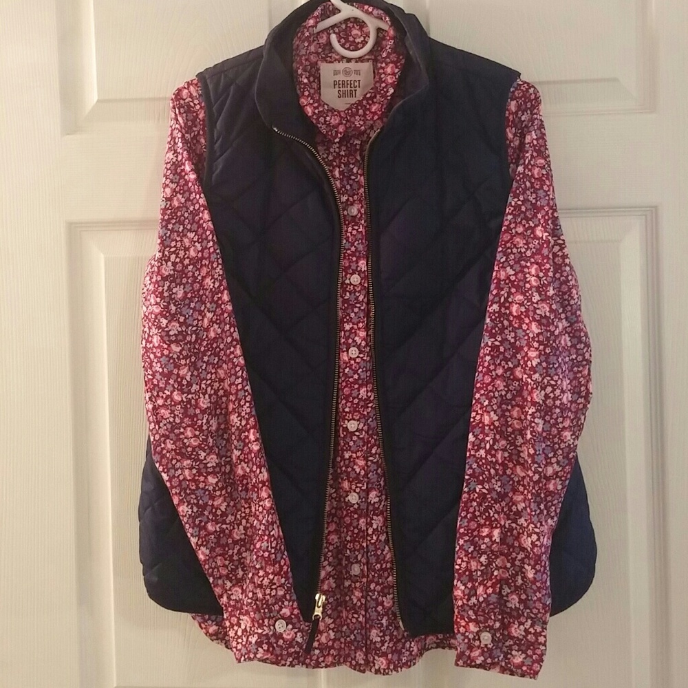 Floral Button Up